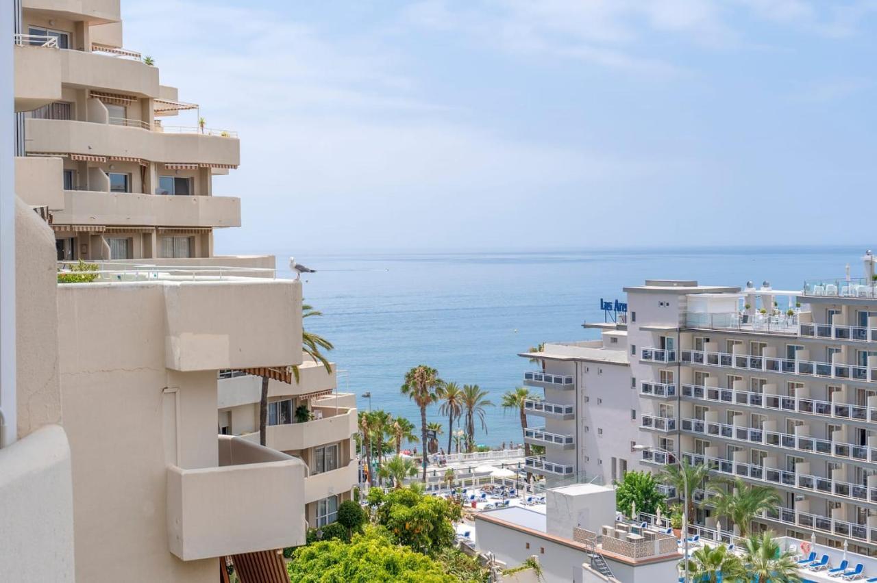 El Estudio De La Playa Benalbeach New 1Bd, Piscinas, Playa Y Vistas Al Mar Ref504 베날마데나코스타 외부 사진